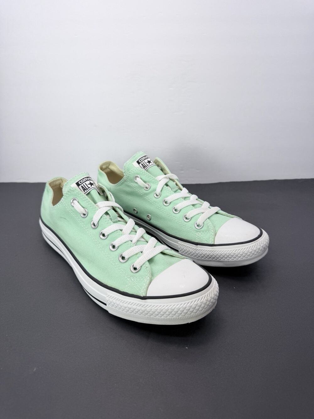 Converse Chuck Taylor All Star Low Top Mint Green Sneakers Women’s 11 Men’s 9